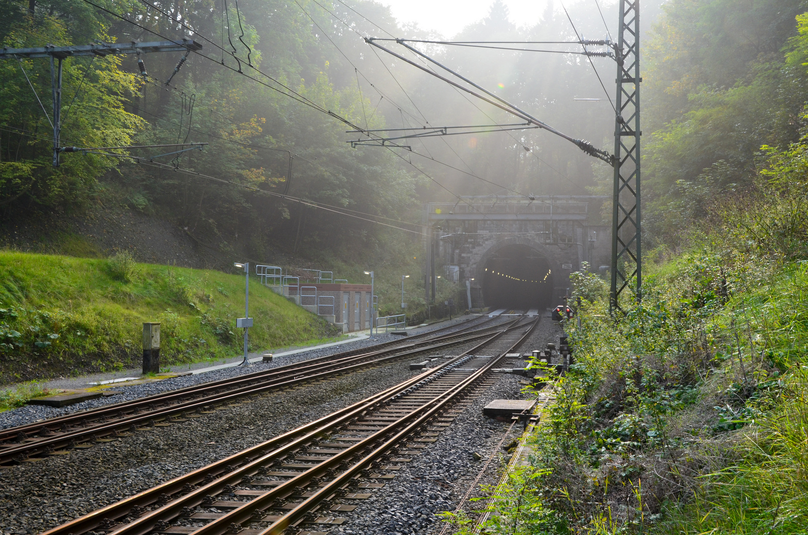 Einfahrt zum Rehbergtunnel Altenbeken