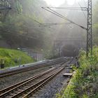 Einfahrt zum Rehbergtunnel Altenbeken