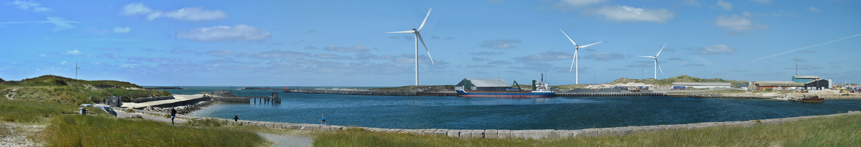 Einfahrt zum Ringköping Fjord in Hvide Sande