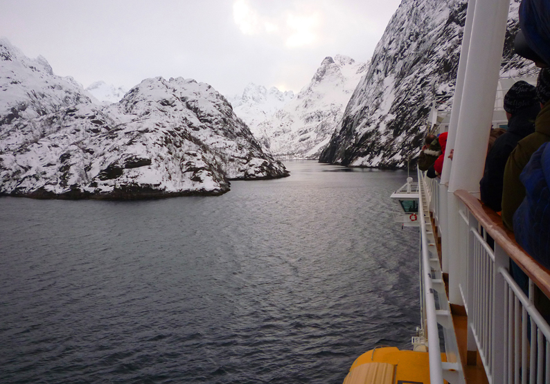 Einfahrt zum Troll-Fjord