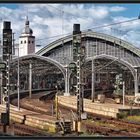 Einfahrt zur Hauptbahnhof Köln