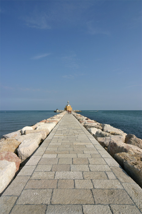 Einfahrt zur Lagune von Venedig