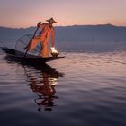 Einfußruderer am Inle See