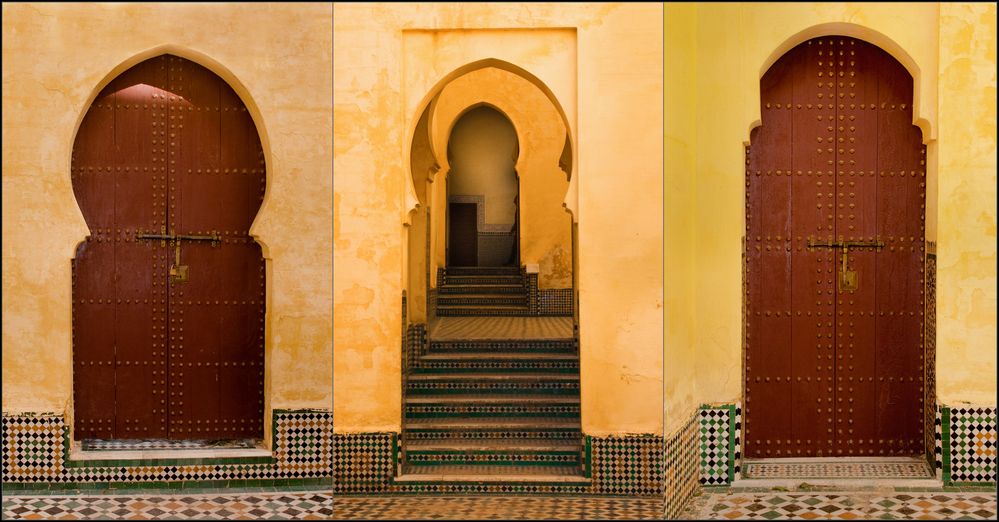 eingänge in meknes (marokko)