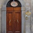 Eingang einer Pension in Arezzo