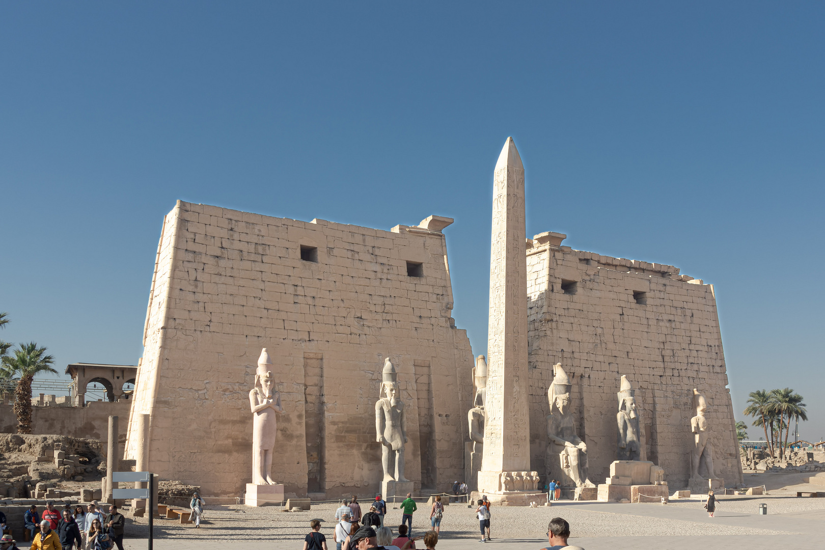 Eingang Luxor-Tempel