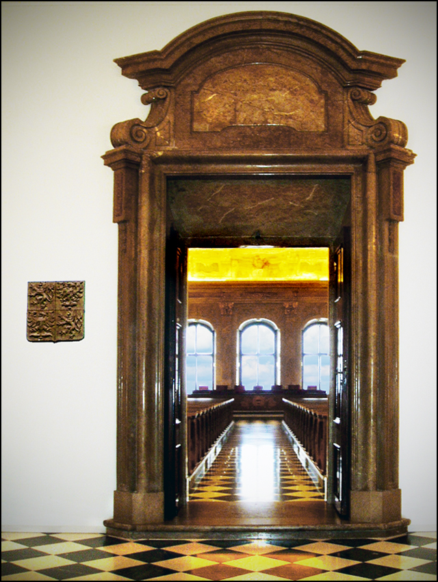 Eingang Rathaussaal