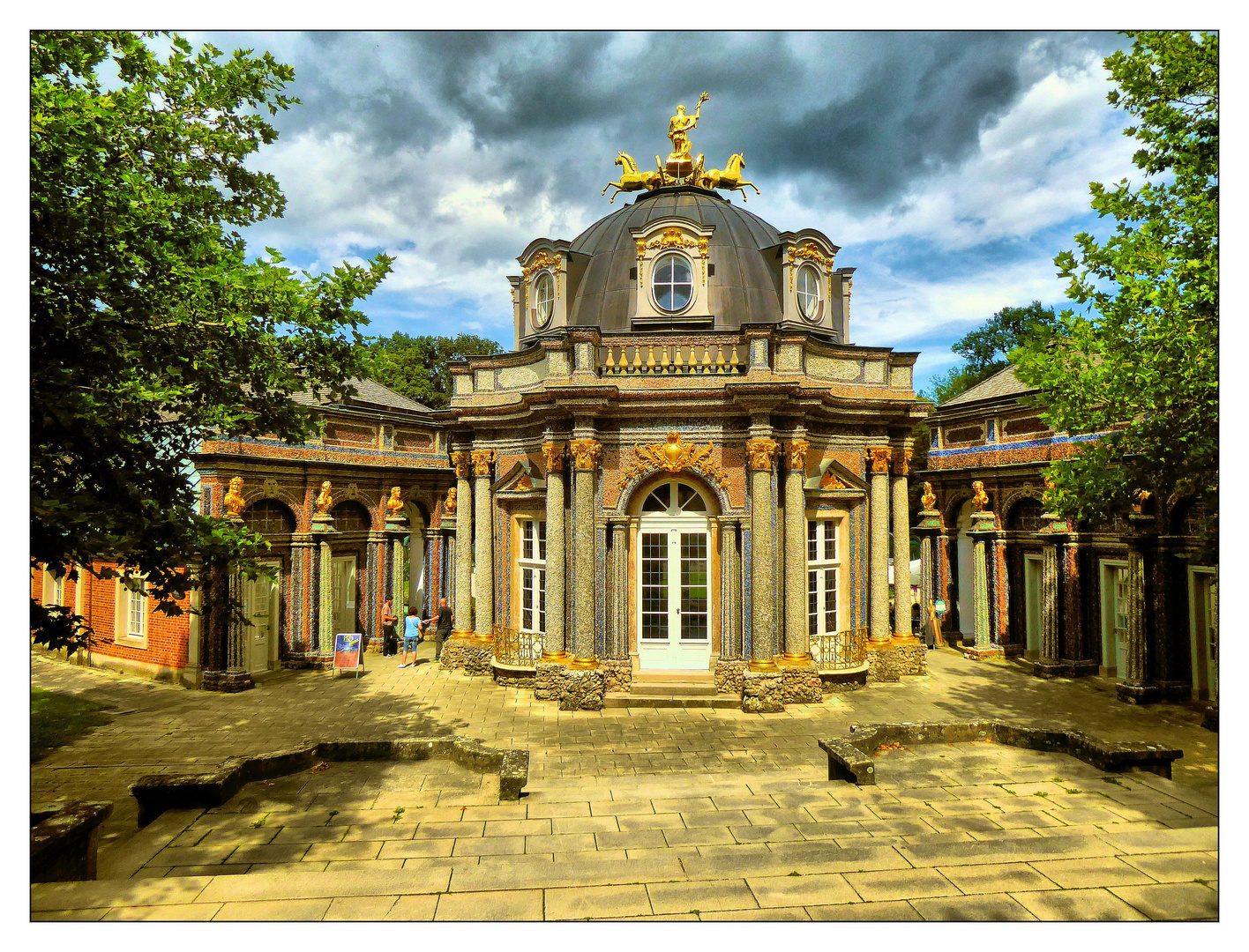 Eingang Schloss Eremitage