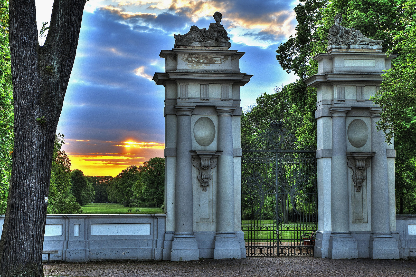 Eingang Schlossgarten Oranienburg