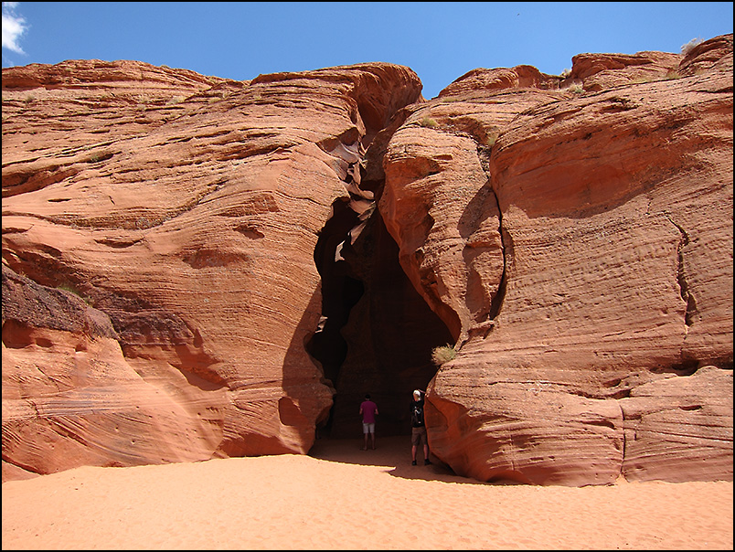 Eingang Upper Antelope Canyon