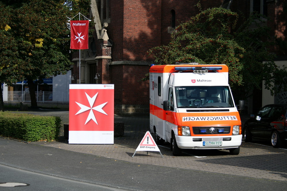 Eingang vom Helferfest und Leistungsschau der 5 EE im Kreis Siegen