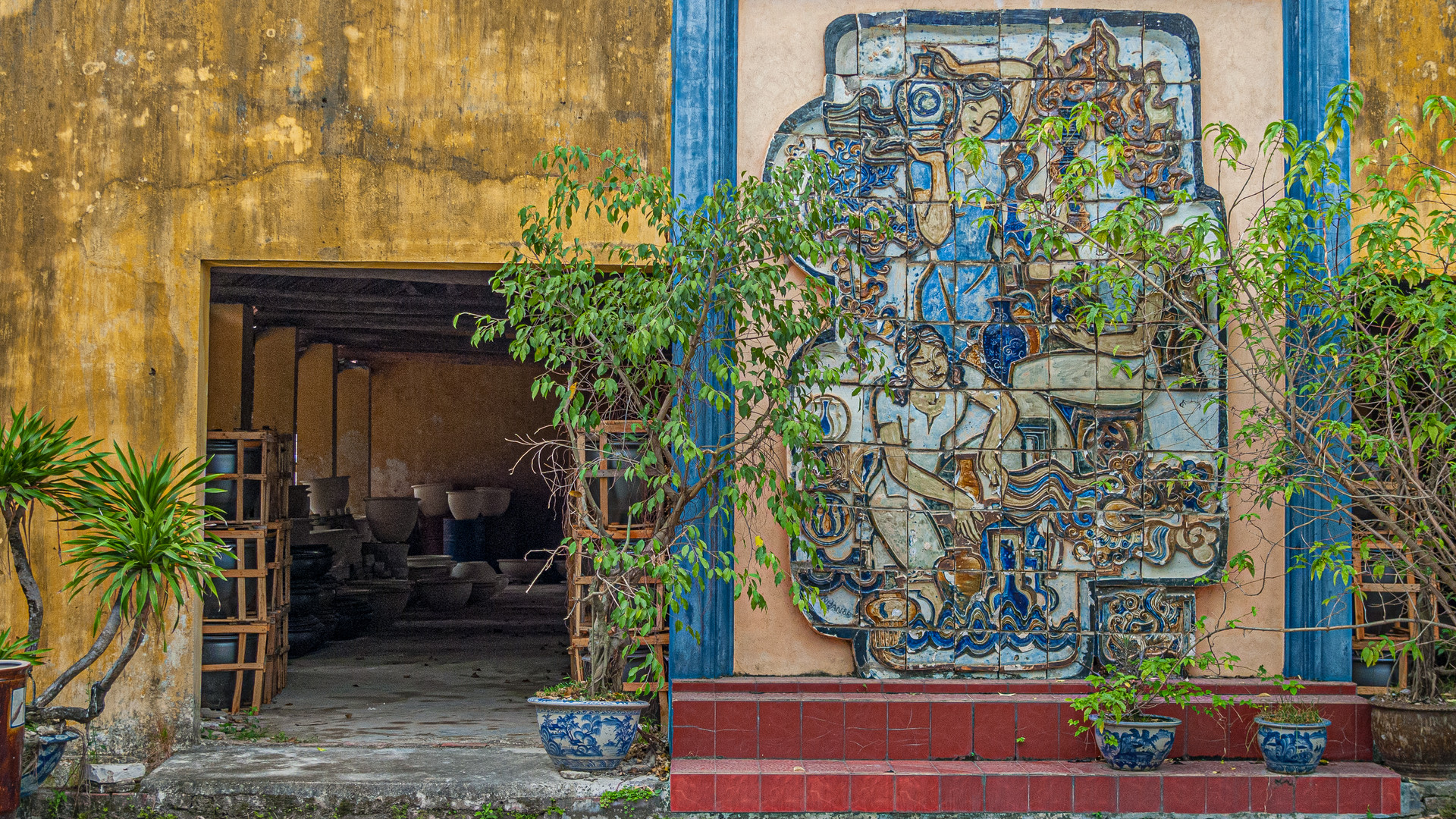 Eingang zu einer Pottery - Hanoi