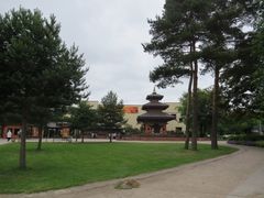 Eingang zum Aquarium vom Tierpark Hagenbeck