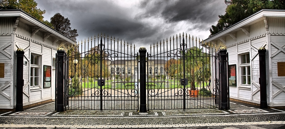 Eingang zum botanischen Garten in Köln