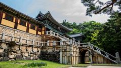 Eingang zum Bulguska Tempel in Gyeongju