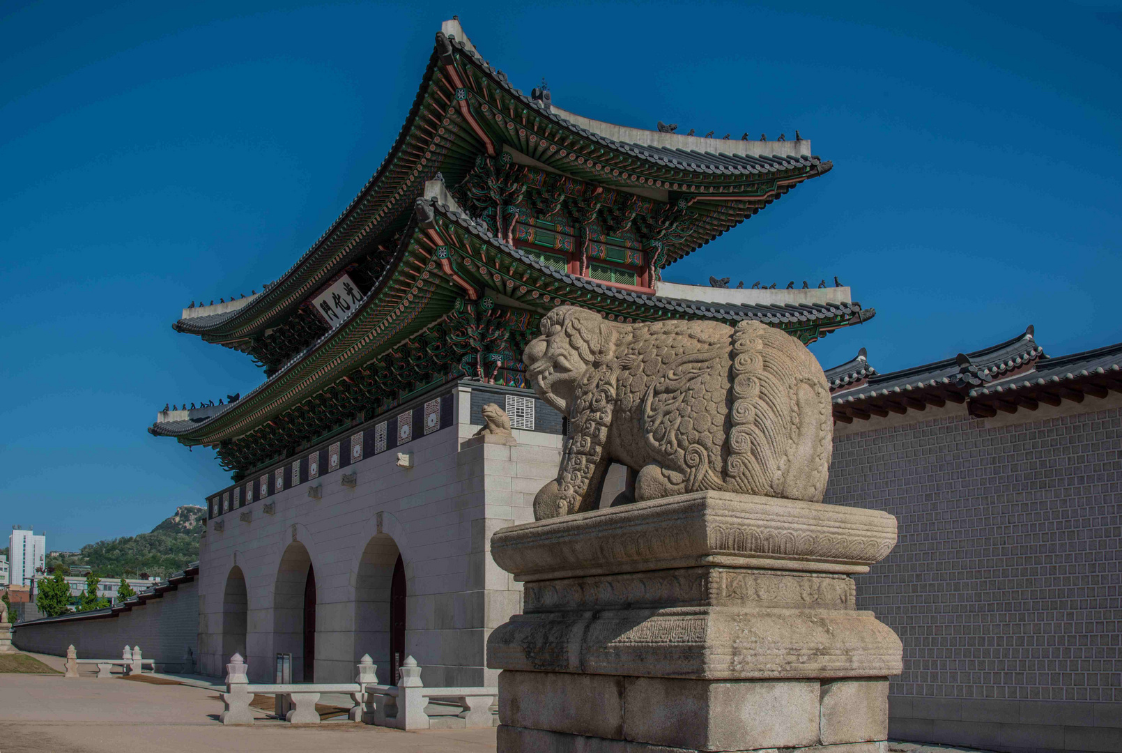 Eingang zum Gyeongbokung Palast in Seoul