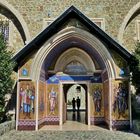 Eingang zum Kloster Kykko im Troodos-Gebirge auf Zypern.