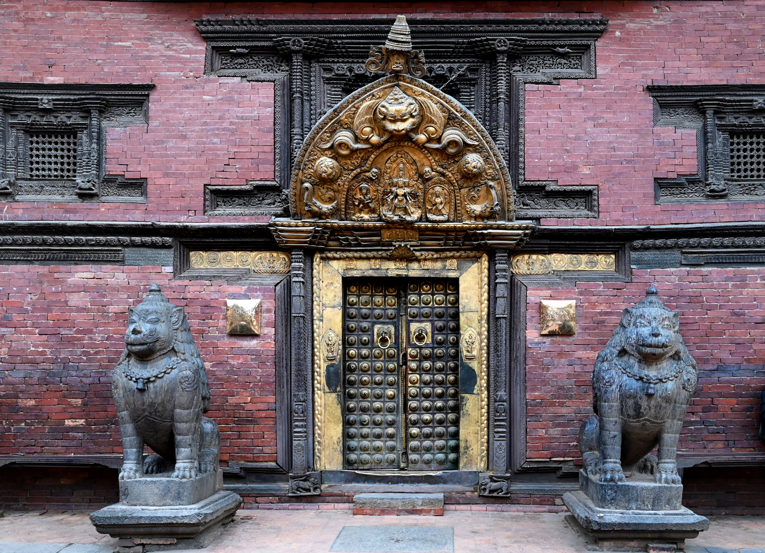 Eingang zum Königspalast in Patan