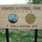 Eingang zum Komodo National Park auf der Insel Rinca
