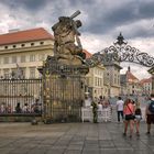 Eingang zum Matthiastor, Hradschin, Prag, Tschechische Republik