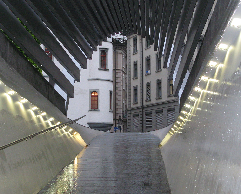 Eingang zum Pfalzkeller in St. Gallen