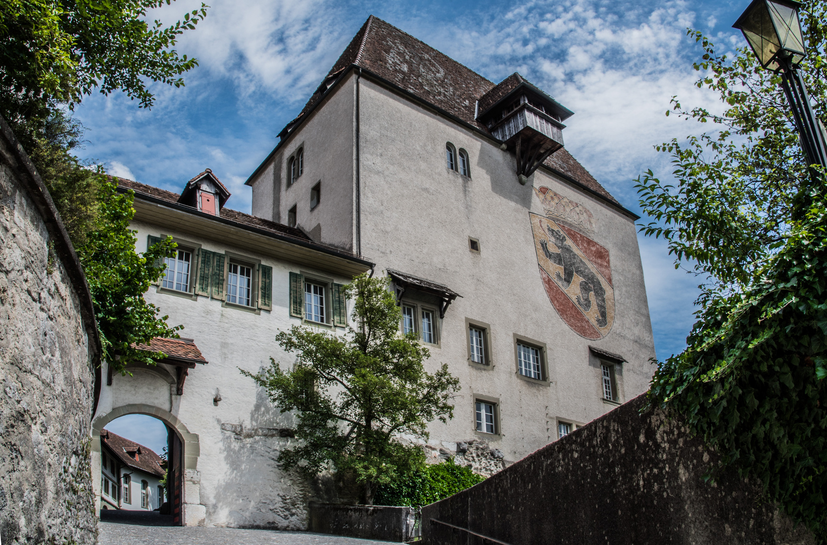 Eingang zum Schloss Burgdorf