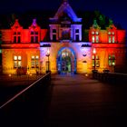 Eingang zum Schloss Drachenburg