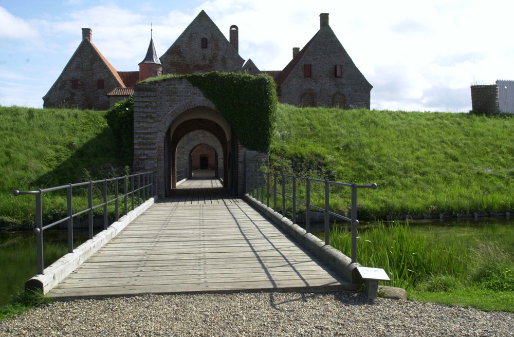 eingang zum Schloss Spøttrup (DK)