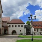 Eingang zum Schloss Wechselburg