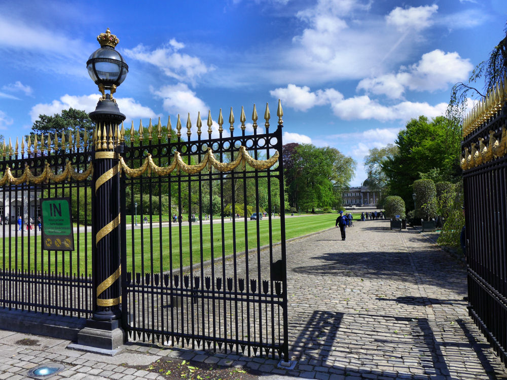 Eingang zum Schlosspark Laeken/Brüssel