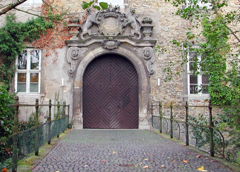 Eingang zum Wasserschloß Wendhausen / Braunschweig