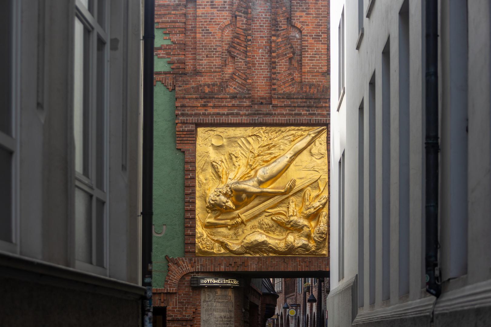 Eingang zur Böttcherstraße in Bremen