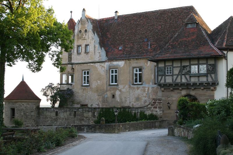 Eingang zur Burg Stettenfels in den Innenhof