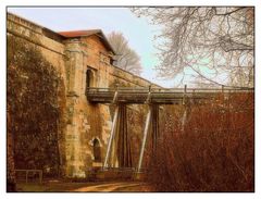 Eingang zur Burgruine Rothenberg