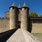 Eingang zur Festung von Carcassonne (Château comtal)