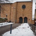 Eingang zur Friedenskirche St. Bernhard in Speyer