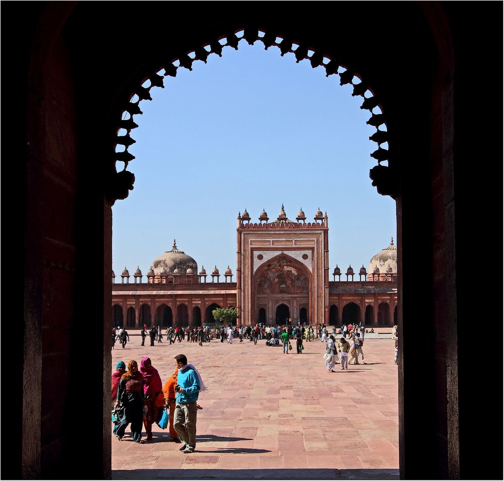 Eingang zur Jami Masjid, in Fatehpur Sikri