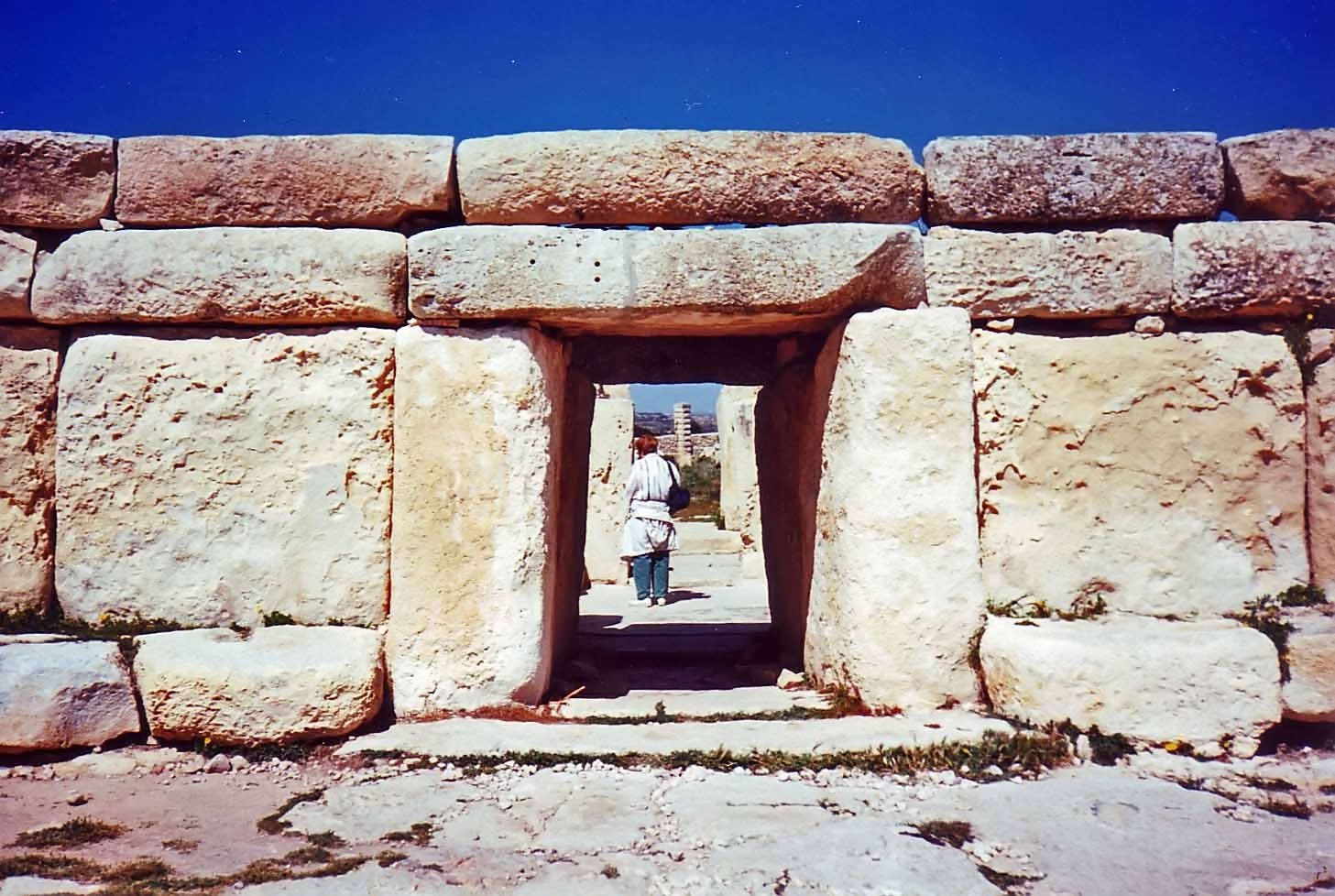 Eingang zur Tempelanlage Hagar Qim