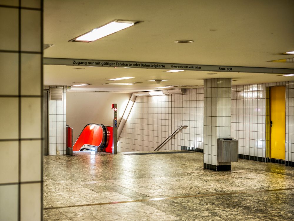 Eingang zur U-Bahn