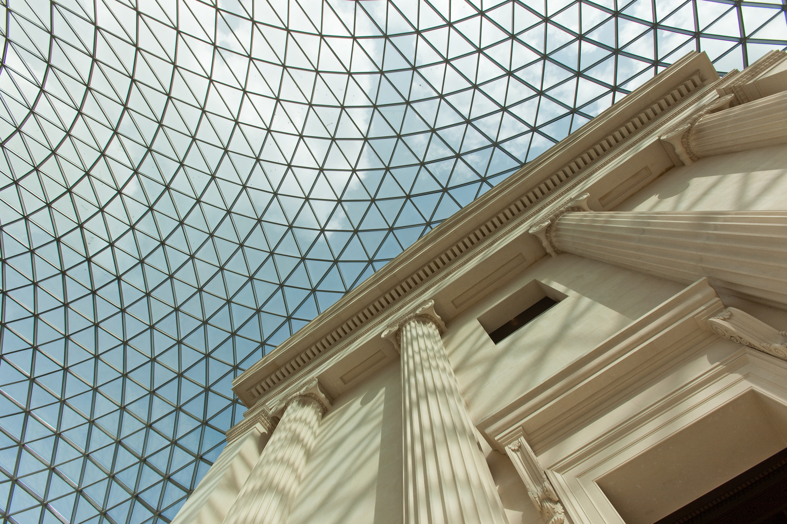 Eingangsbereich des Britischen Museums in London