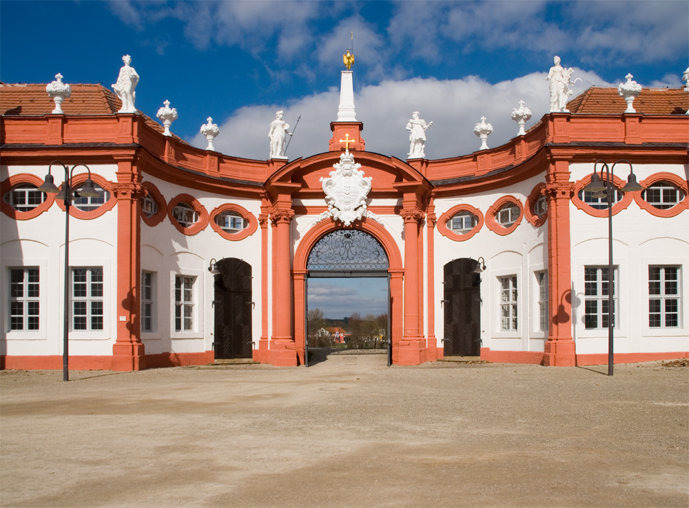 Eingangsbereich Schloß Seehof