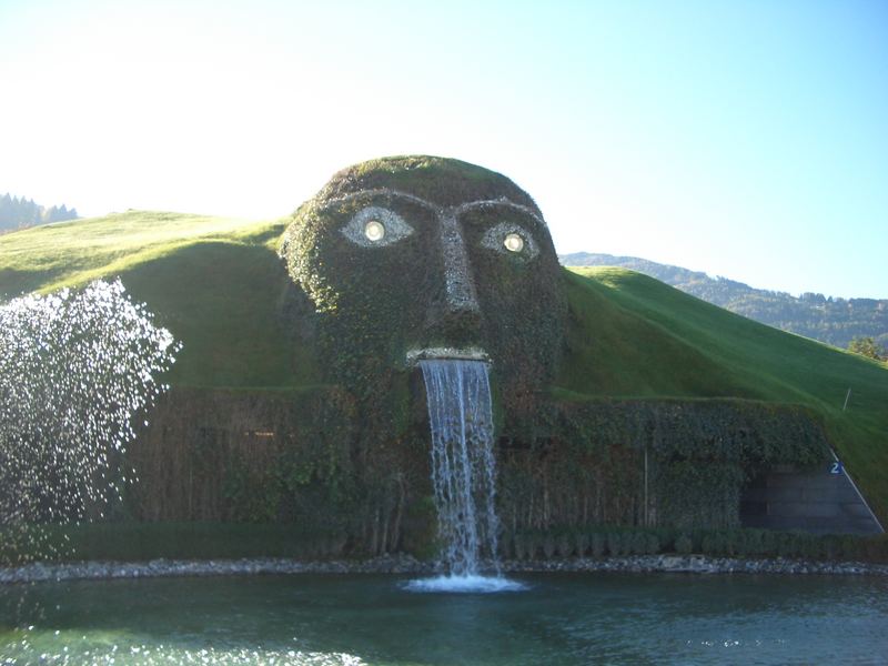 Eingangsbereich zu den Swarowski Kristallwelten in Wattens