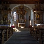 "Eingangsblick Kirche St. Martin in Hinang"