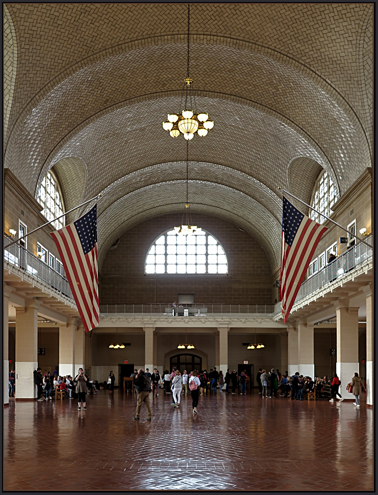 Eingangshalle - Ellis Island - NYC