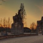 Eingangsportal des Nordparks in Düsseldorf .