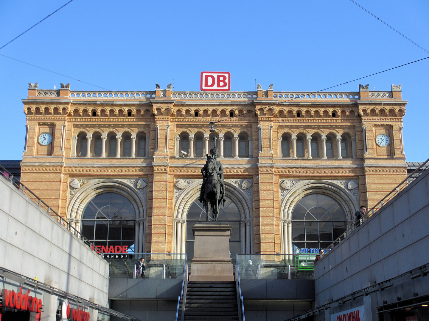 Eingangsportal Hauptbahnhof Hannover