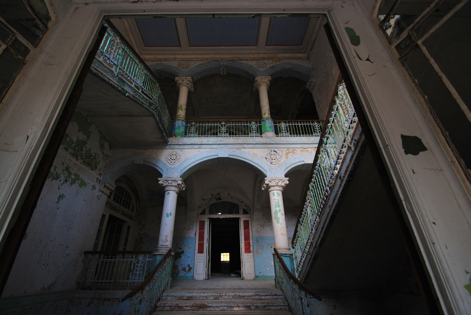 Eingangsportal Männersanatorium