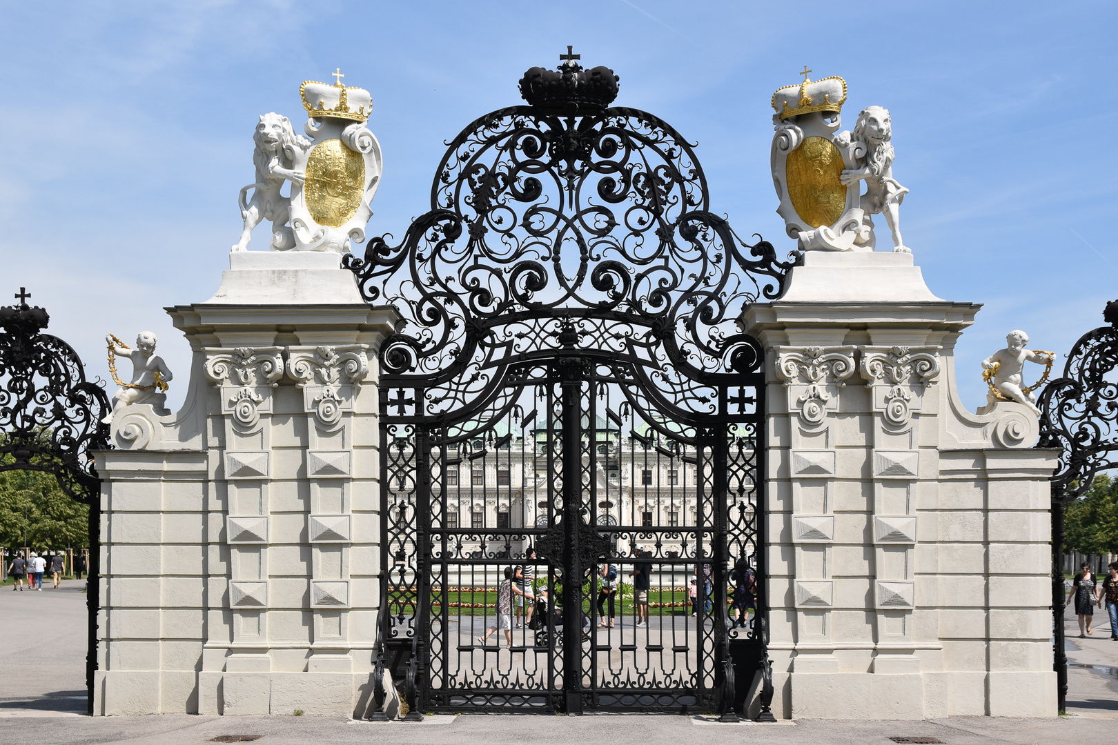 Eingangsportal Schloss Belvedere