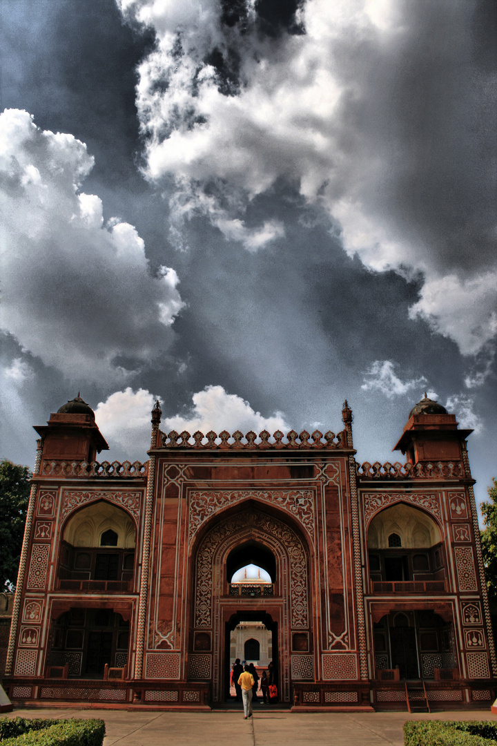 Eingangsportal zum Baby Taj-Mahal Agra Indien