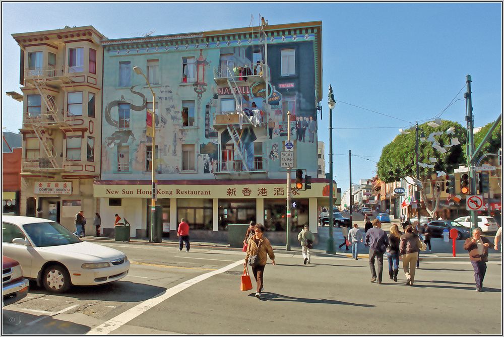 Eingangsstrasse zu Chinatown, San Francisco